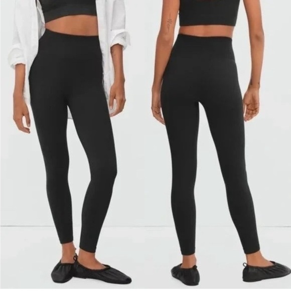 Everlane Renew Perform High Waisted Black Leggings (Medium) - Picture 1 of 5